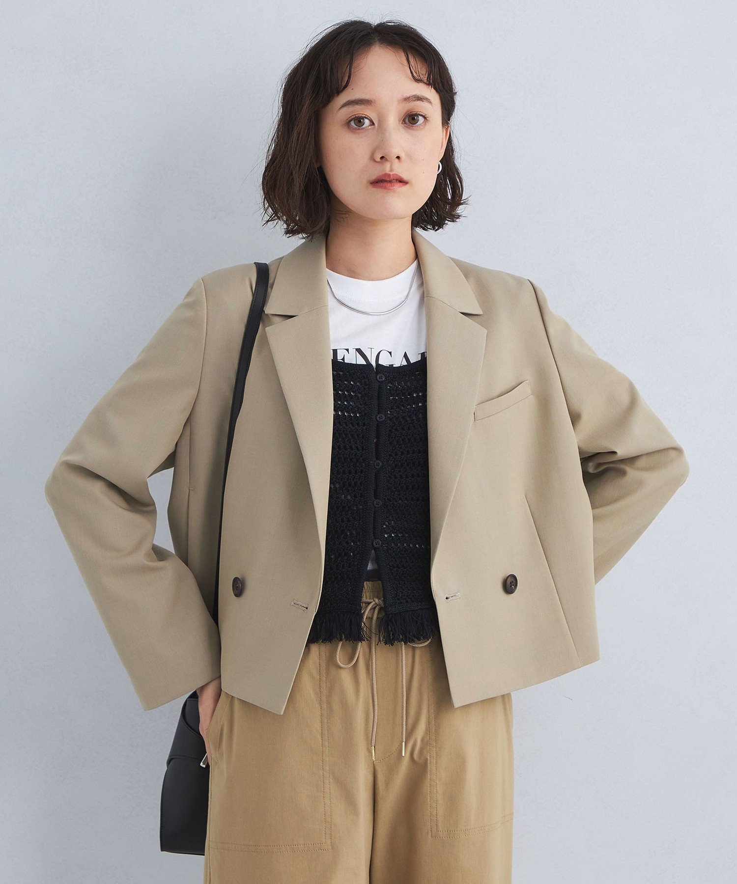 UNITED ARROWS LTD. OUTLET｜ツイル クロップド ジャケット -マシン