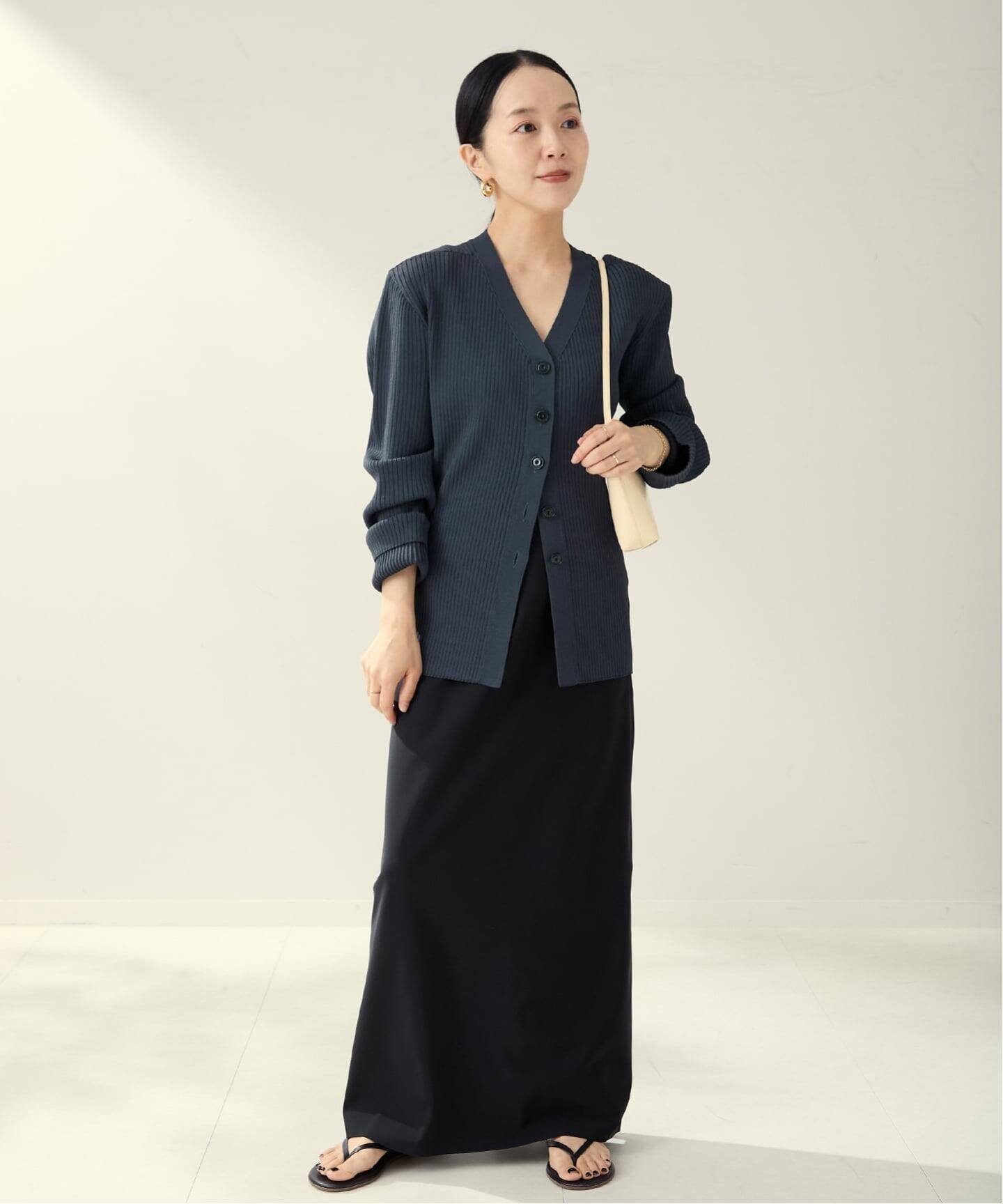 plage｜《追加》R'IAM RIBシェイプカーディガン | Rakuten Fashion