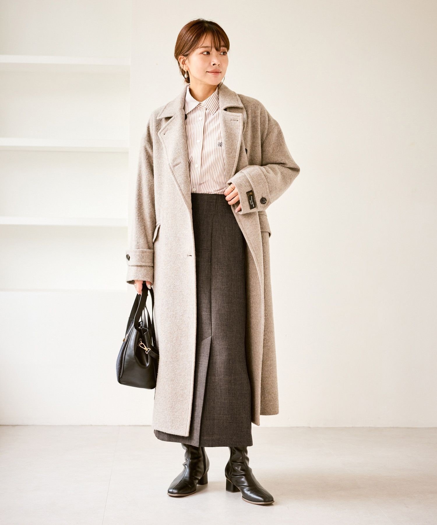 ROPE' PICNIC｜スリートーンツイードスカート/セットアップ対応