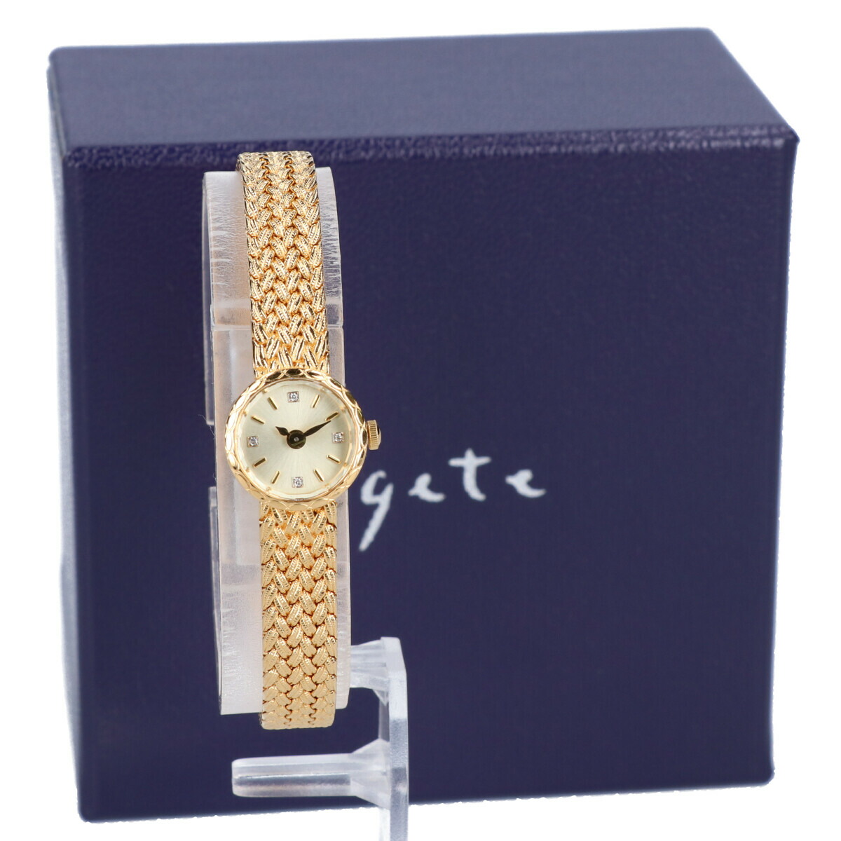 楽天市場】agete アガット AGETE29YG 4Pダイヤモンドダイヤル ラウンド