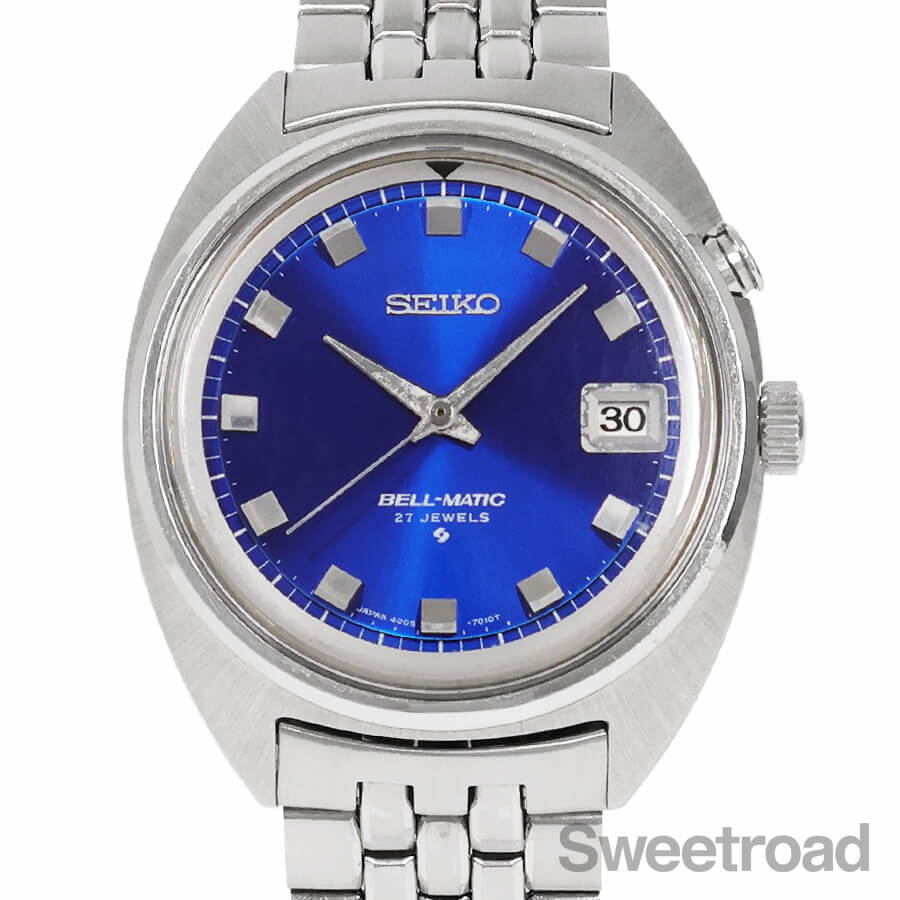 楽天市場】セイコー ベルマチック Ref.4005-7000 1969年製 ブルー