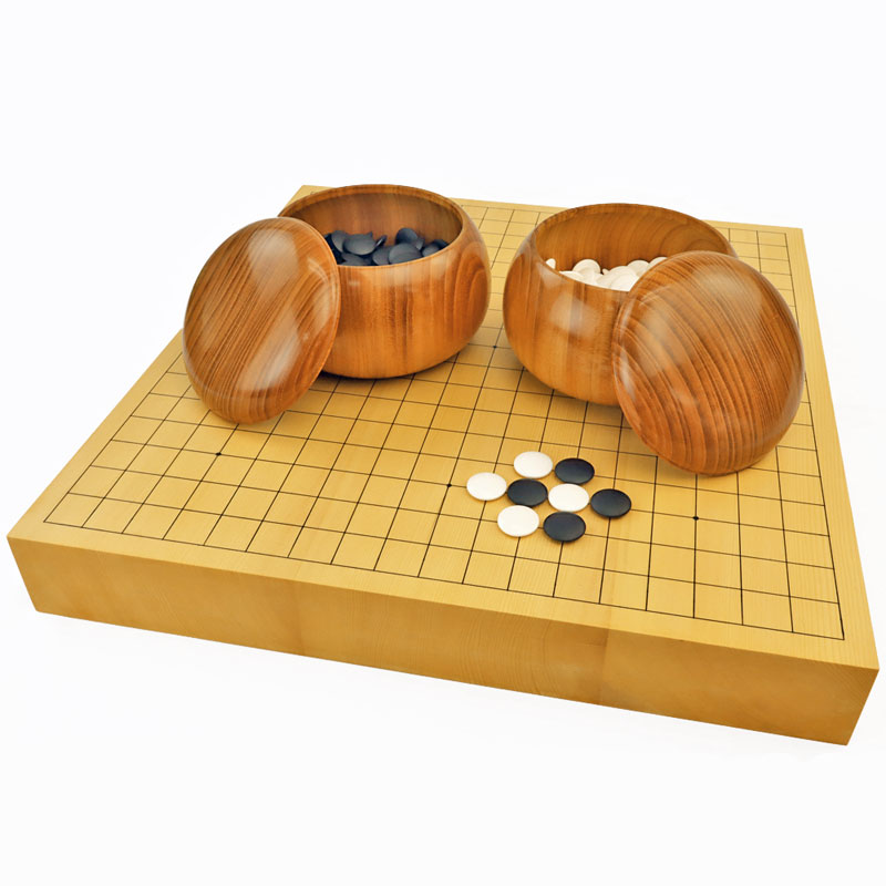 楽天市場】囲碁セット 宮崎県日向産本榧1寸9分ハギ卓上碁盤セット(蛤