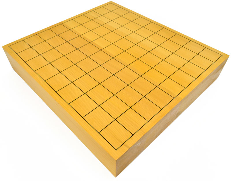 楽天市場】榧の本場宮崎県日向産本榧糸柾2寸1分ハギ卓上将棋盤 MS29