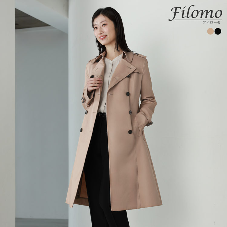 楽天市場】【期間限定価格】トレンチコート ロング丈 ライナー付き