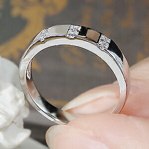 楽天市場】pt900【0.07ct】ダイヤモンド リング【送料無料】【刻印無料