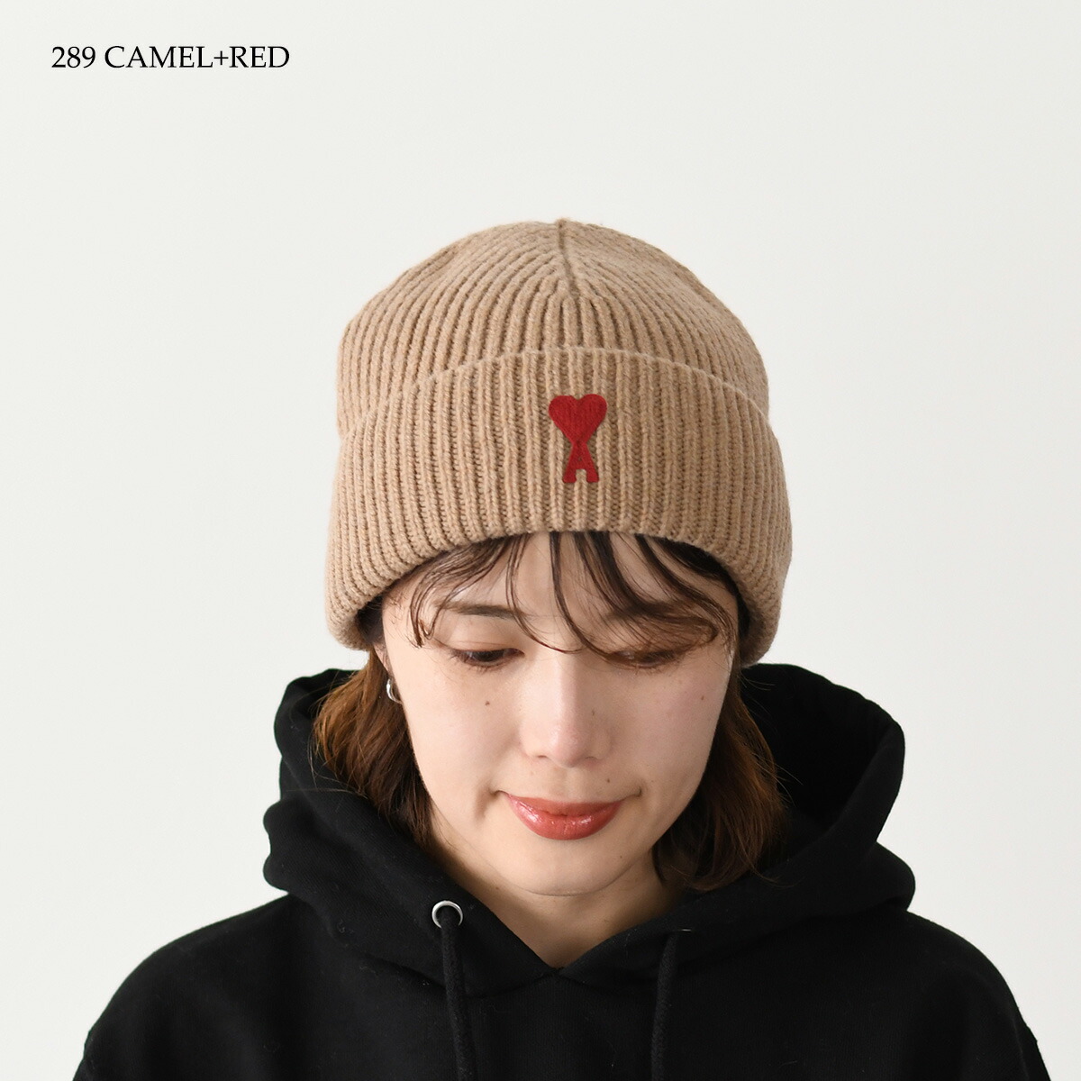 楽天市場】AMI ALEXANDRE MATTIUSSI アミ ニット帽 帽子 Ami de Coeur