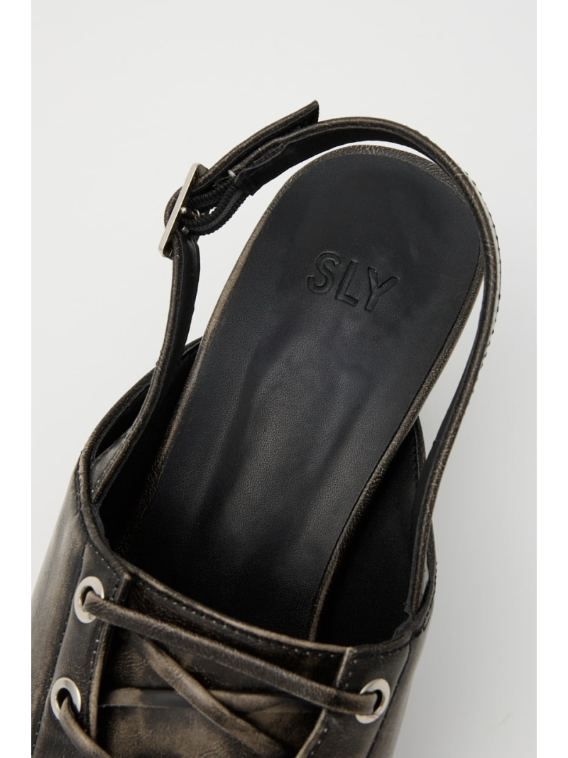 楽天市場】【SALE／50%OFF】LACE UP ミュール SLY スライ シューズ・靴