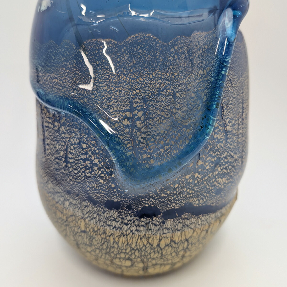 楽天市場】琉球ガラス 花器 土紋オーロラ 稲嶺盛一郎 琉球ガラス作品