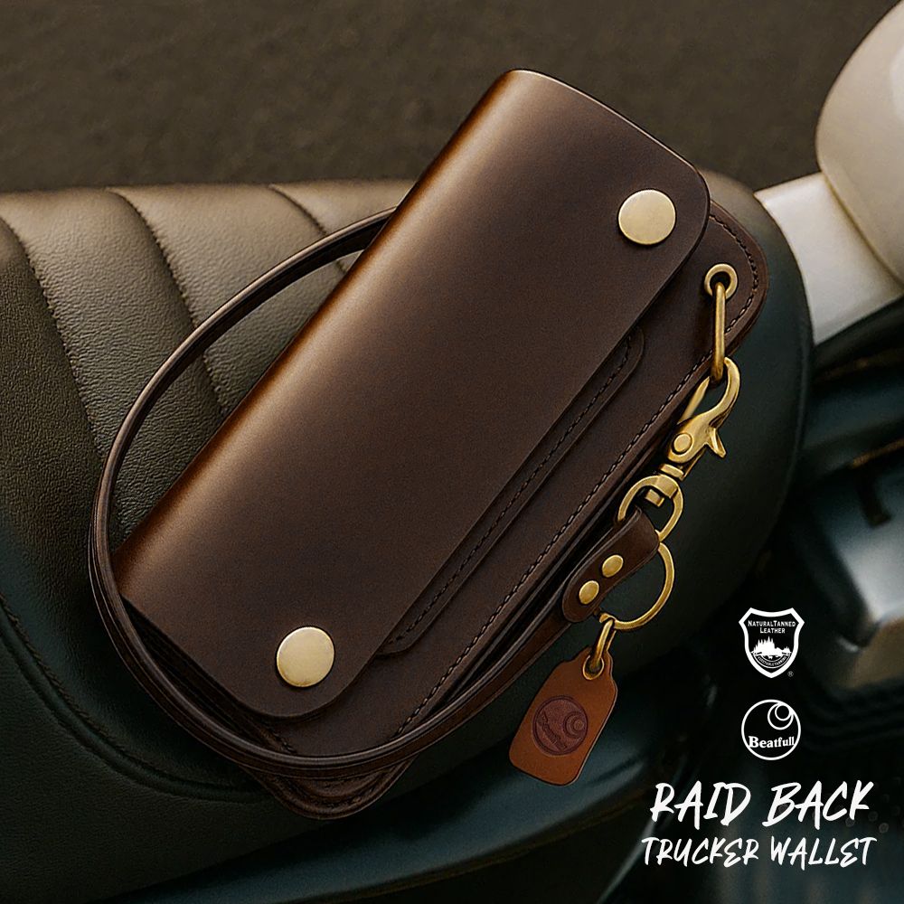 楽天市場】革蛸謹製 トラッカーウォレット TYPE-G 隅櫻 : オリジナル