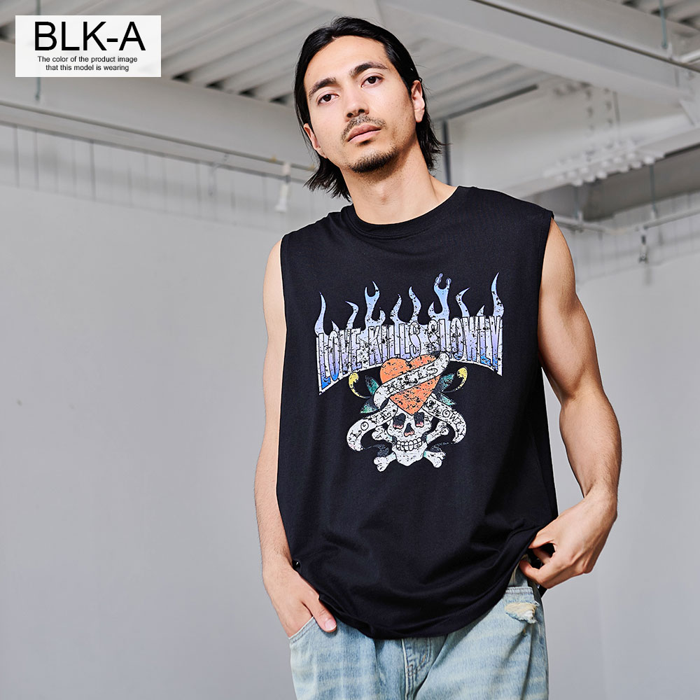 楽天市場】【送料無料】ノースリーブ メンズ ブランド スリーブレス