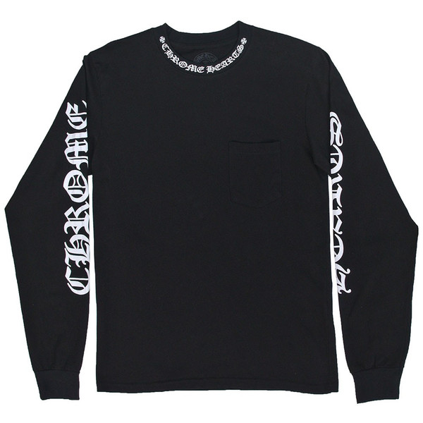 楽天市場】CHROME HEARTS LONG SLEEVE T-SHIRT LOGO クロムハーツ 長袖