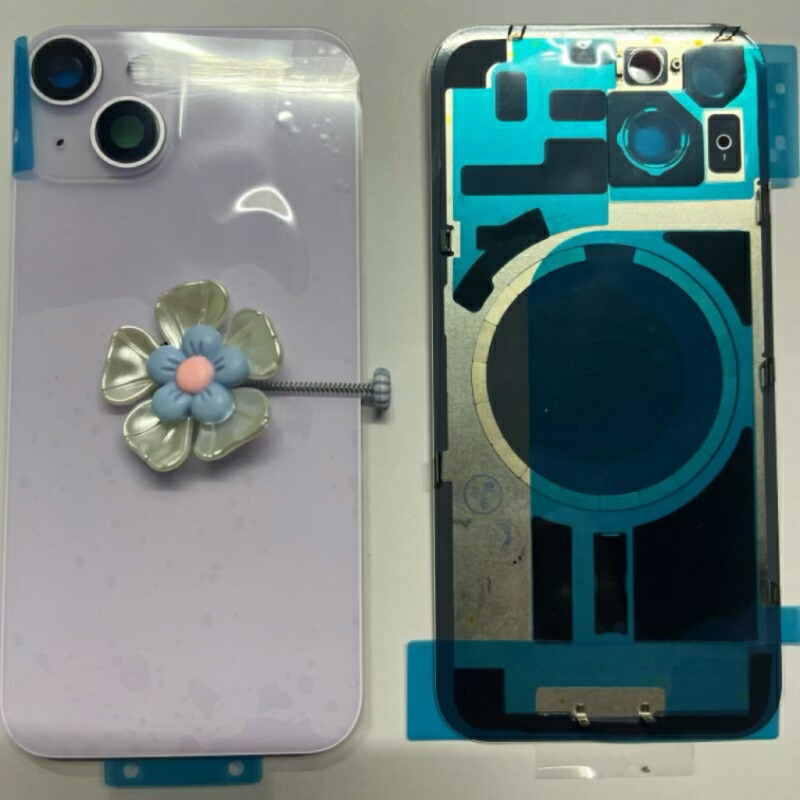 楽天市場】ガラスバック バックパネル iPhone 15 対応 バッテリー ドア