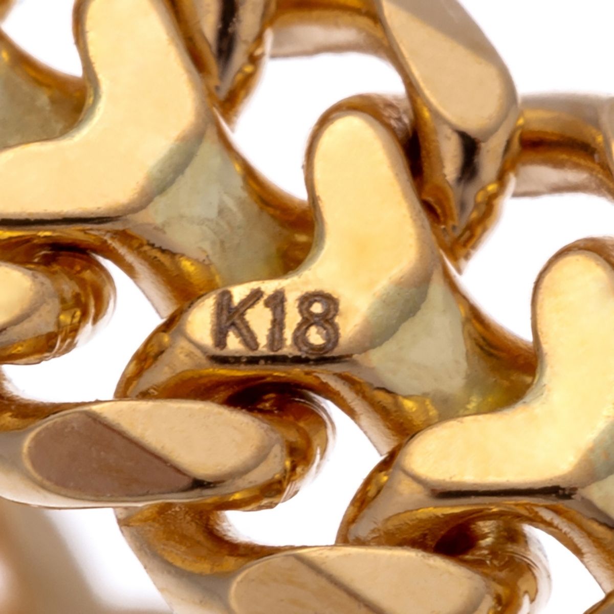 楽天市場】18金 ハート ビスマルク リング チェーンリング 指輪 21号