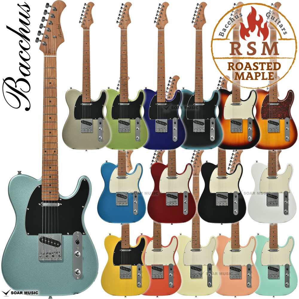 楽天市場】Bacchus バッカス BTE-1DX RSM/M エレキギター ユニバース