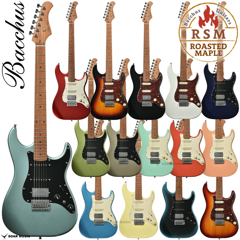 楽天市場】Bacchus バッカス GS-2DX RSM/M ローステッドメイプルネック