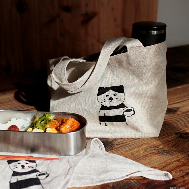 楽天市場】倉敷意匠 菅原 しおん sennokoto リネンの刺繍お弁当バッグ