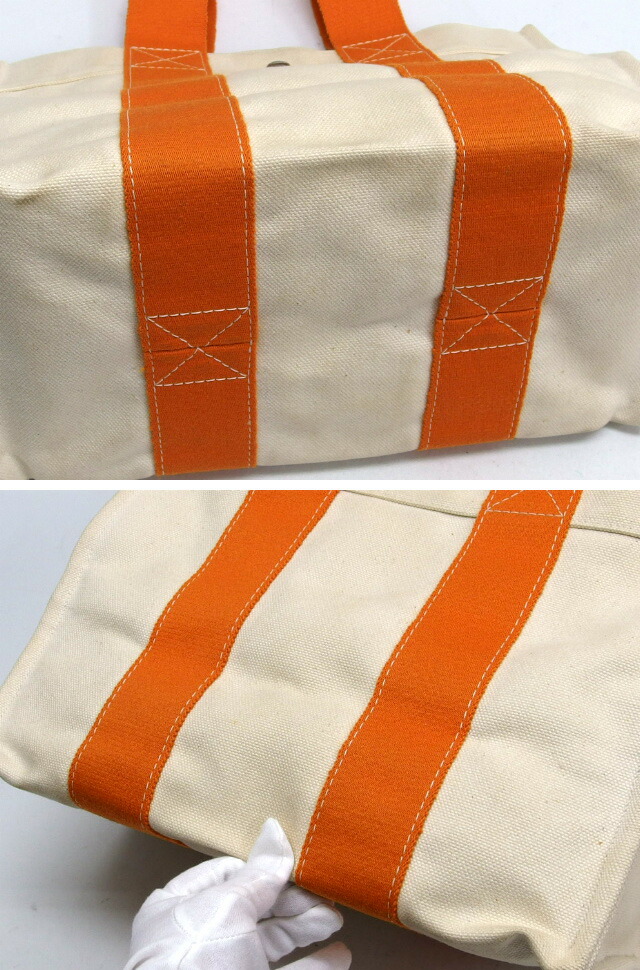 楽天市場】エルメス ボラボラPM トートバッグ コットン100％ ホワイト