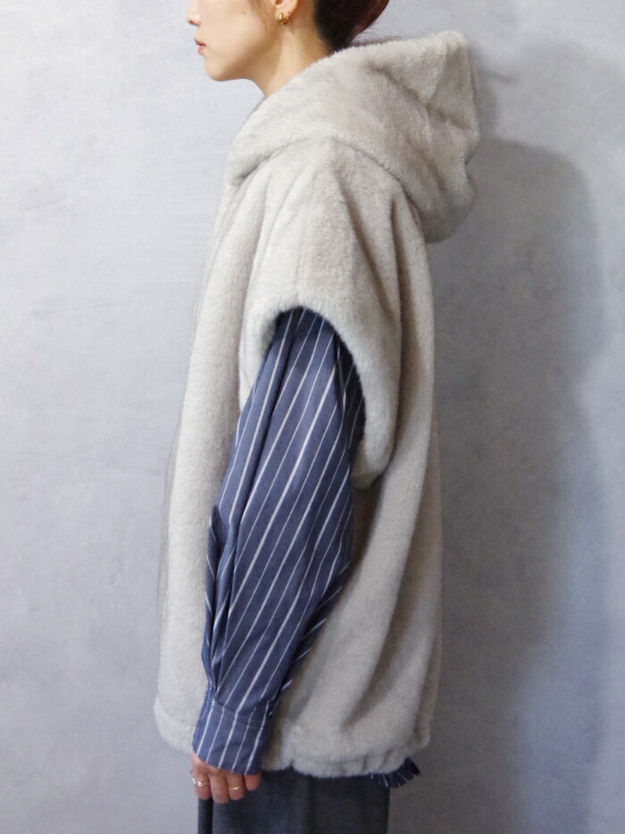 楽天市場】PASSIONE (パシオーネ) エコファー フード ベスト (536403