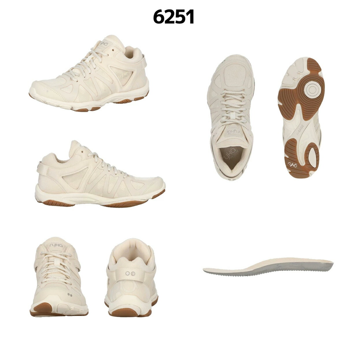 楽天市場】ライカ ryka エンハンス3 レディース ホワイト 白 ベージュ