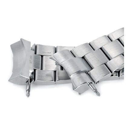 楽天市場】22mm メタル時計バンド ステンレススチール オイスター