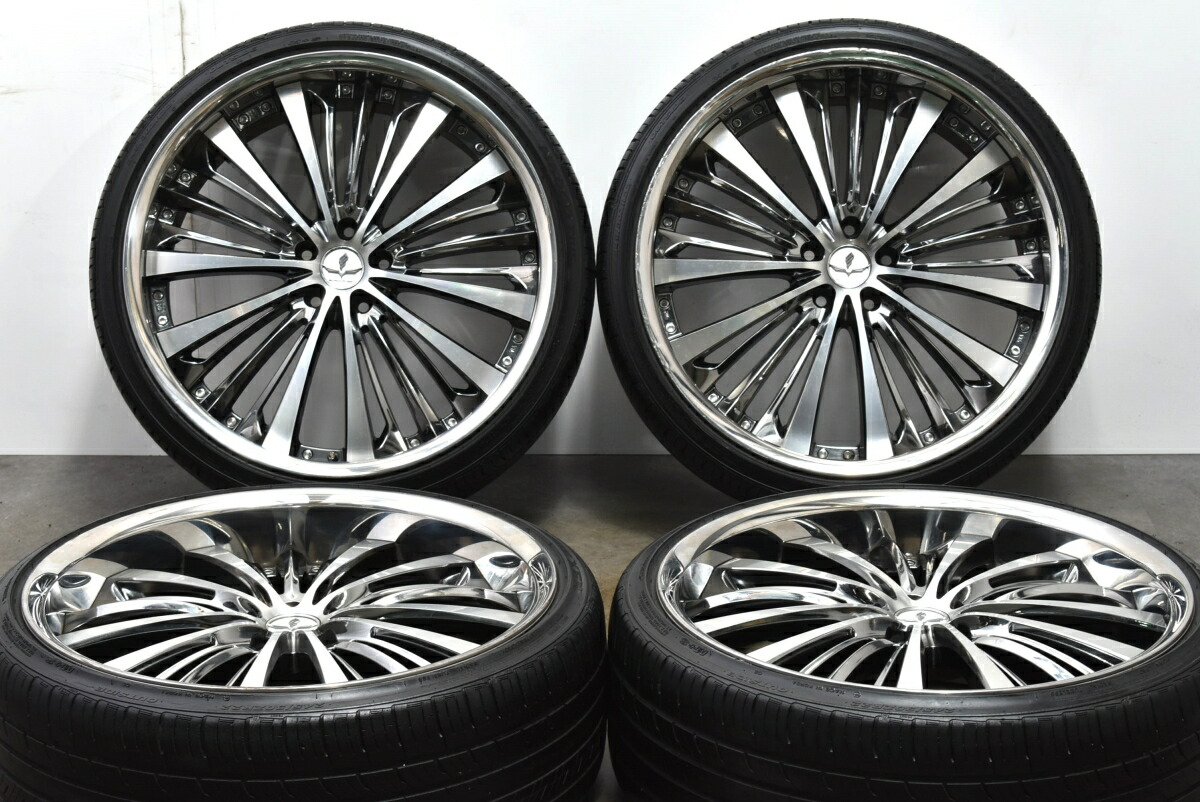 楽天市場】中古 レイズ タイヤホイールセット 4本セット 22インチ 9J +