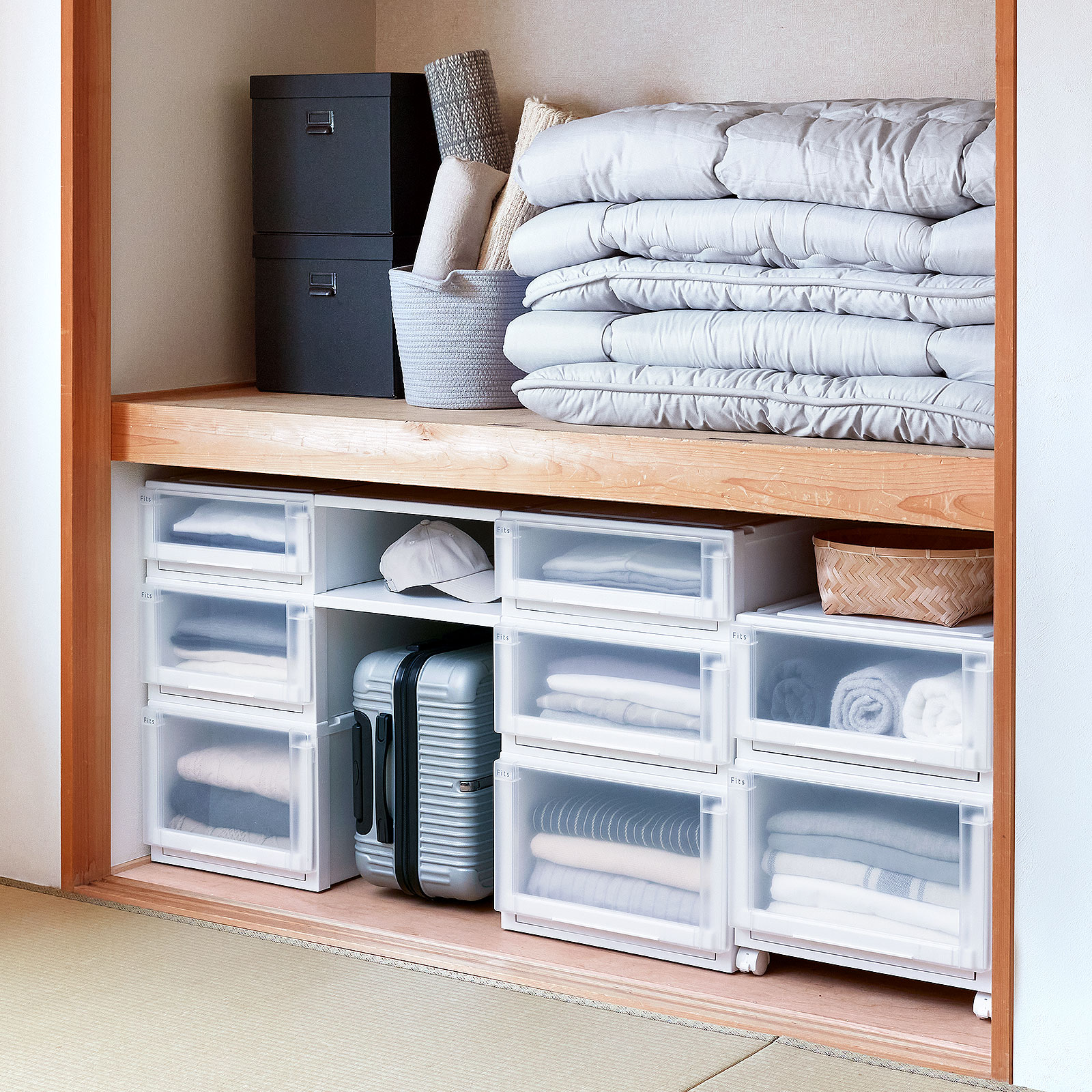 楽天市場】フィッツケース アドバンス 74サイズ ホワイト クリアfits