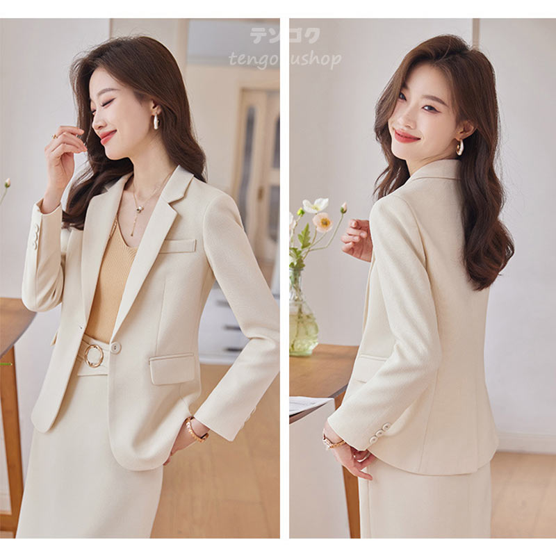 楽天市場】レディーススーツ 2点セット スカートスーツ ピンク