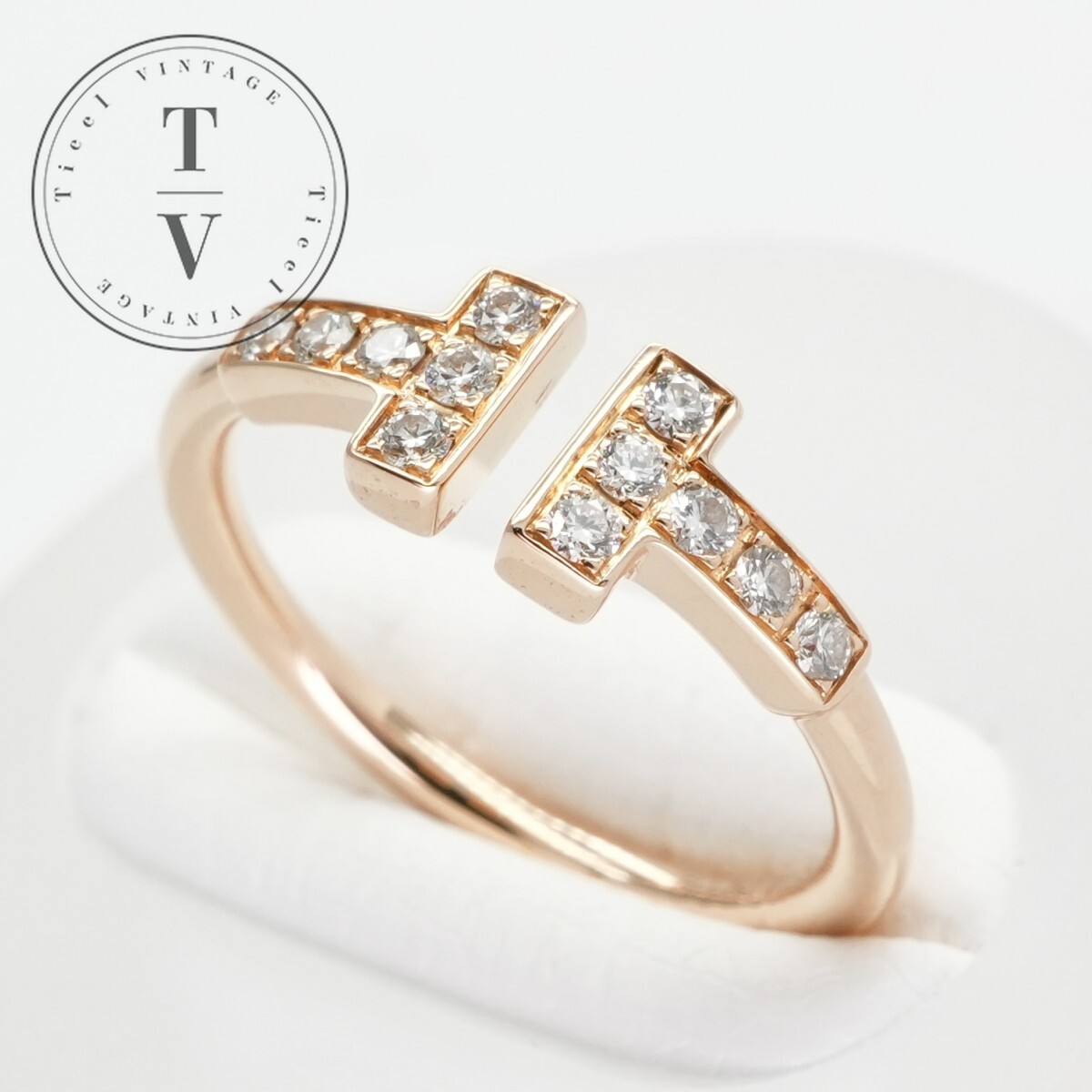 楽天市場】ティファニー TIFFANY&Co. ダイヤモンド ワイヤー リング T