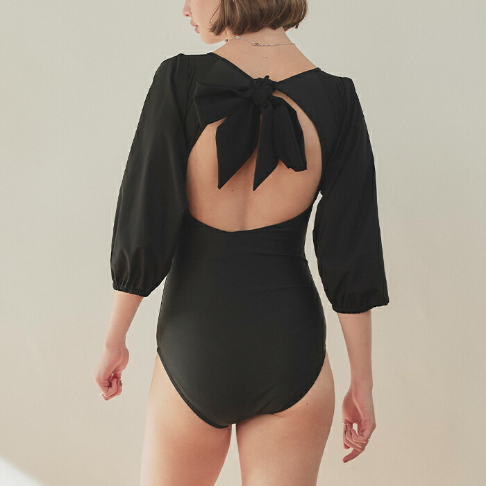 楽天市場】ビッグリボン×パフスリーブワンピース/水着【SEADRESS