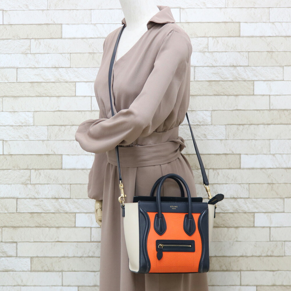 楽天市場】セリーヌ CELINE ラゲージ ナノ ショルダーバッグ マルチ