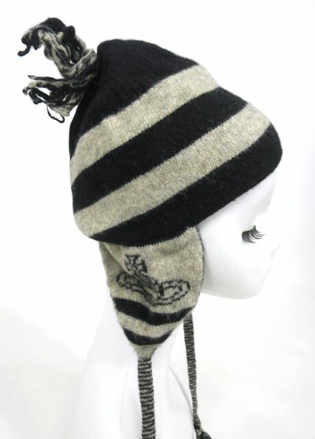 楽天市場】【中古】Vivienne Westwood / ボーダーニットキャップ