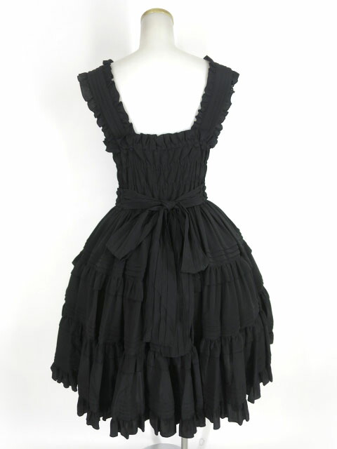 楽天市場】Metamorphose / ピンタックティアードジャンパースカート