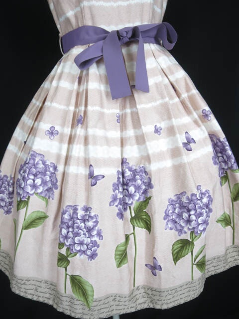 楽天市場】【中古】Innocent World / 紫陽花と蝶のスタンドカラー