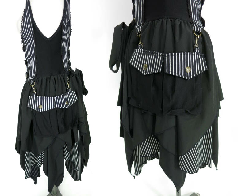 楽天市場】【中古】 OZZ ONESTE / ストライプMixローズ刺繍ロング