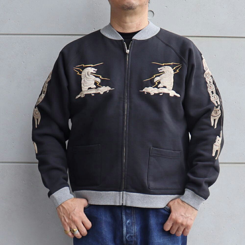 楽天市場】TAILOR TOYO テーラー東洋 SUKA FULL ZIP SWEAT EMBROIDERED
