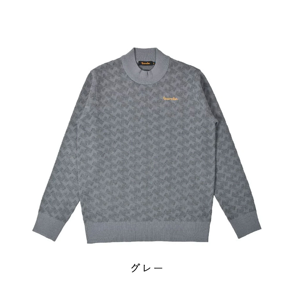 楽天市場】レザレクション RESURRECTION GMジャガードハイネックニット