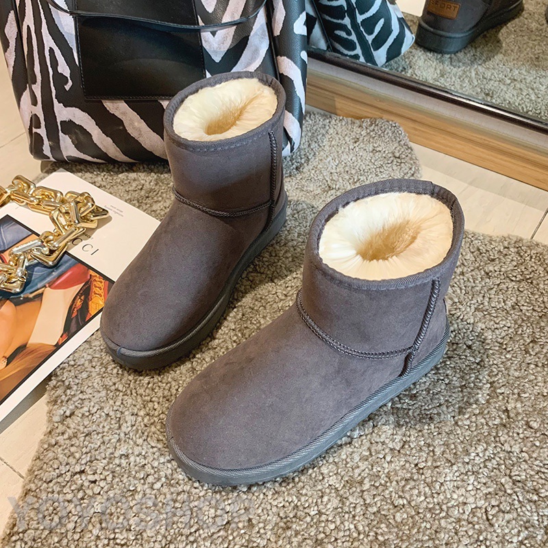 楽天市場】ブラック グレー ネイビー ムートンブーツ レディース