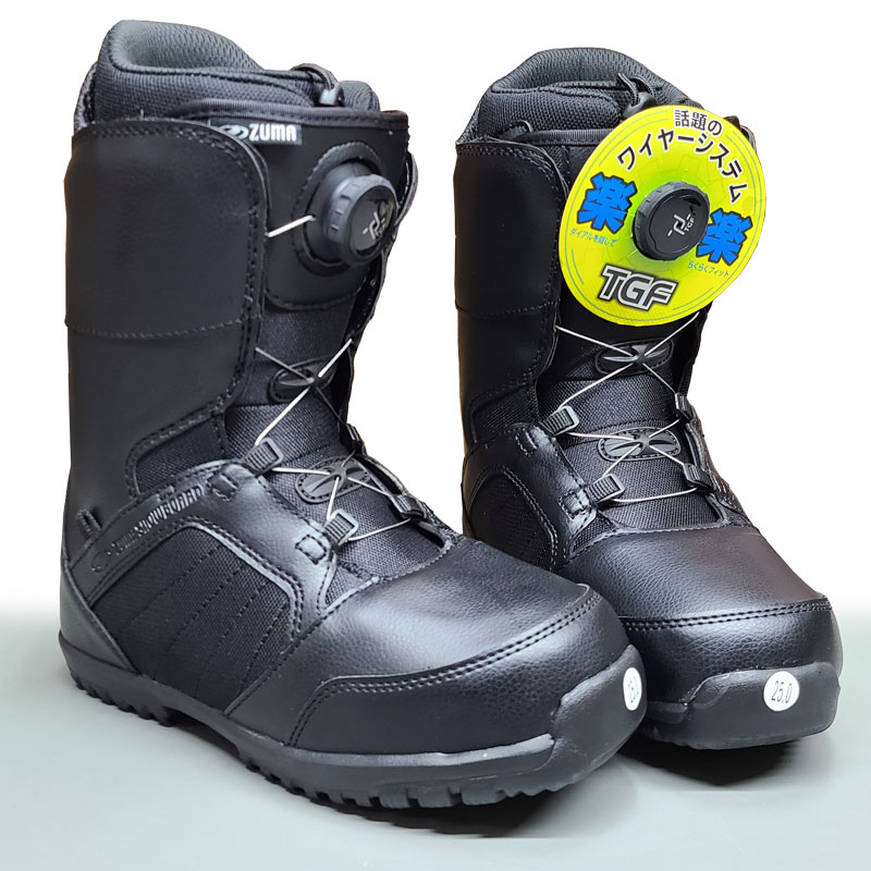 楽天市場】ZUMA スノーボードブーツ BULK TGF ダイヤル式 23.0cm 24.0