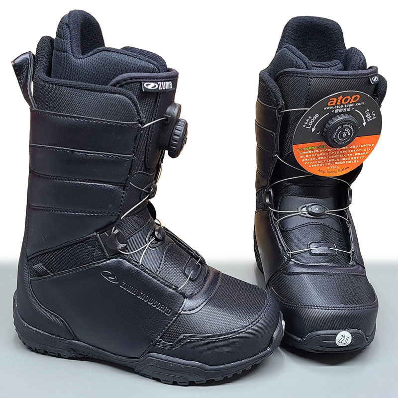 楽天市場】ZUMA スノーボードブーツ FERRY-Atop BLACK ダイヤル式 大人