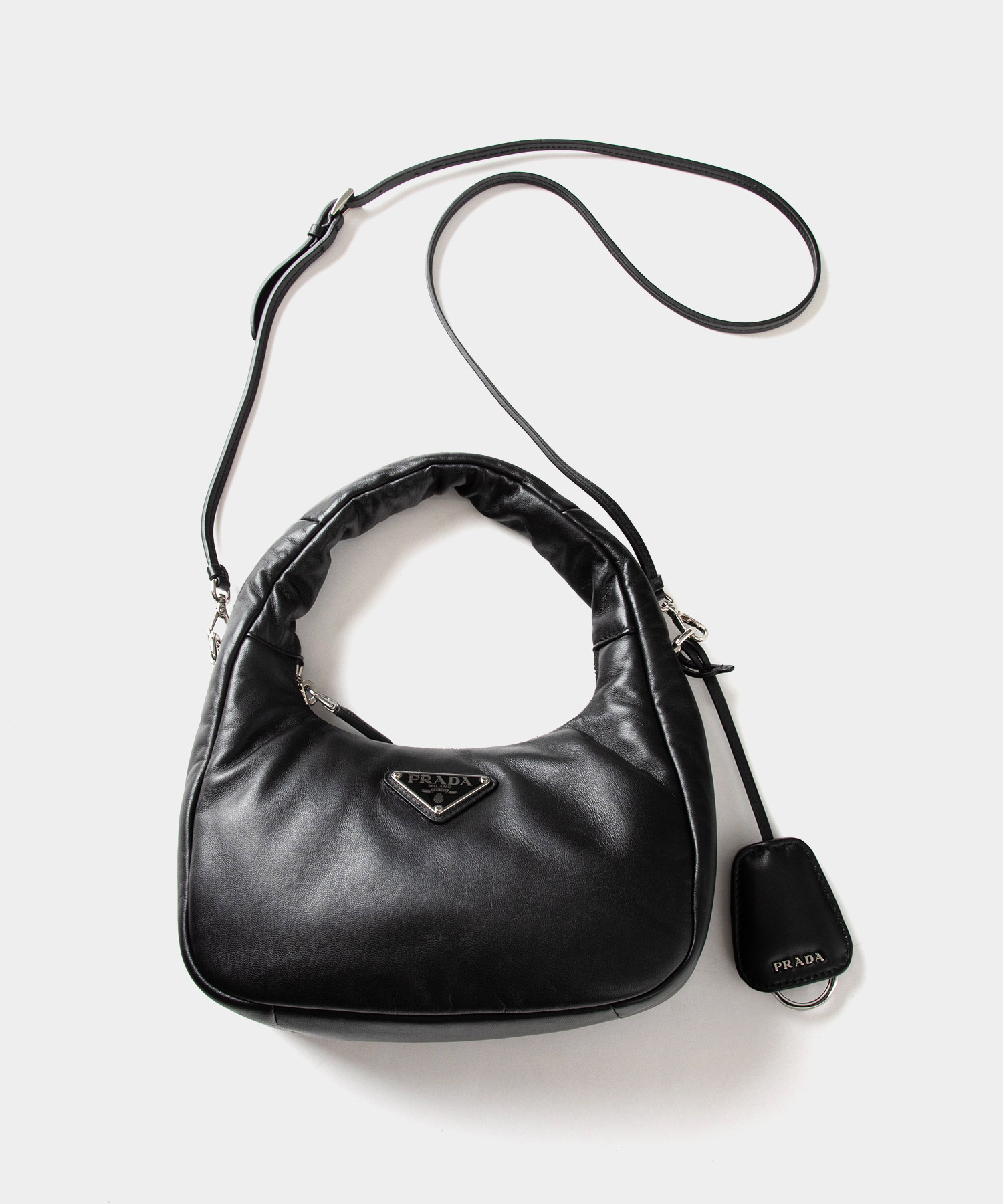 楽天市場】プラダ PRADA 1BA384 2DYI ソフト パテッド ナッパレザー