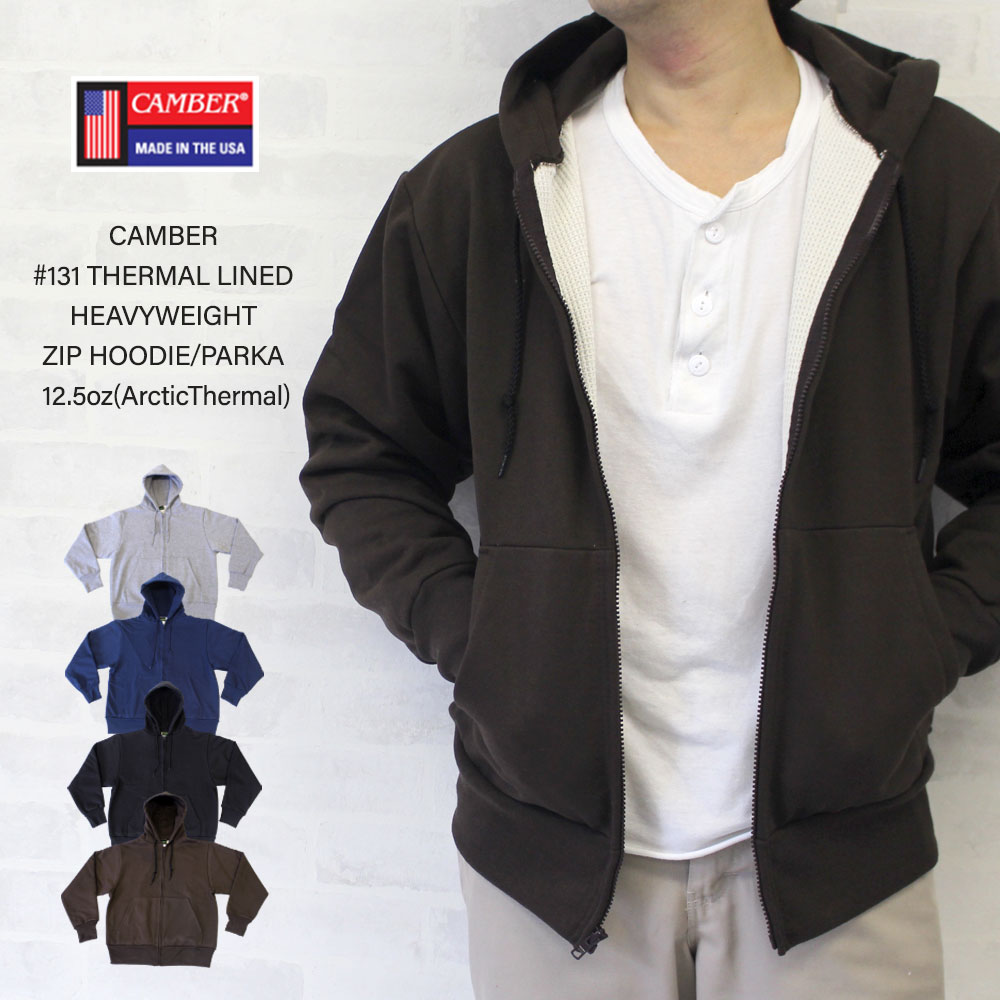 楽天市場】CAMBER キャンバー #131 THERMAL LINED HEAVYWEIGHT ZIP