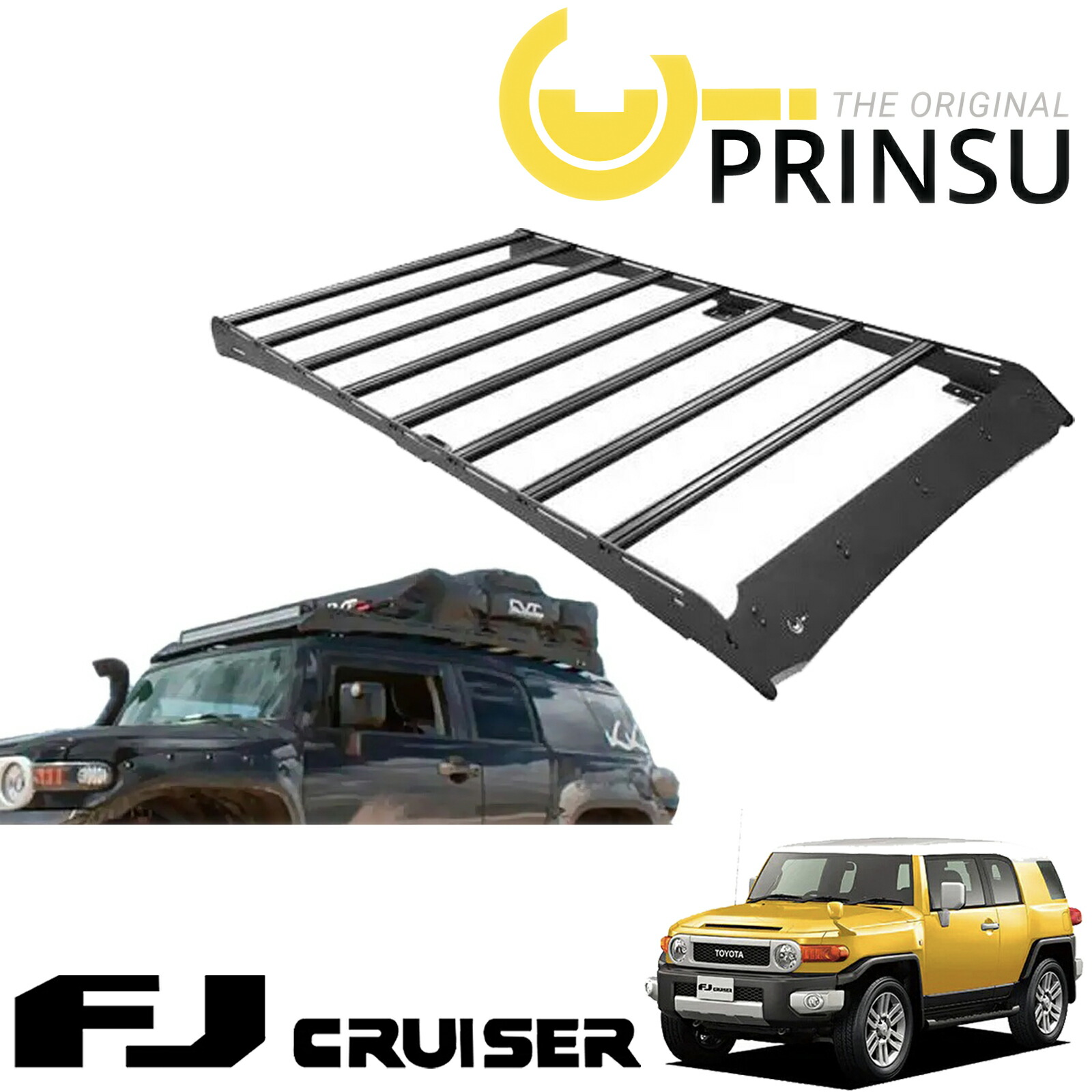 楽天市場】PRINSU ( プリンス ) ルーフラック 07-18 トヨタ FJ
