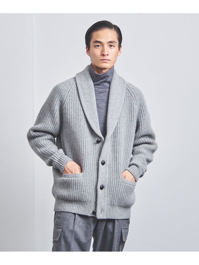 楽天市場】【SALE／70%OFF】ウールカシミヤ アゼ ショールカーディガン