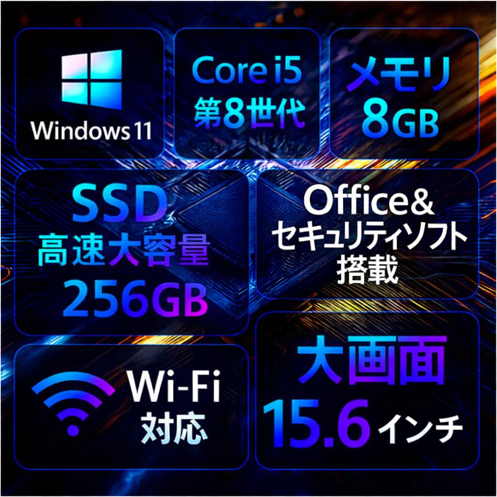 楽天市場】楽天1位｜中古ノートパソコン Windows11 Office付｜Core i5