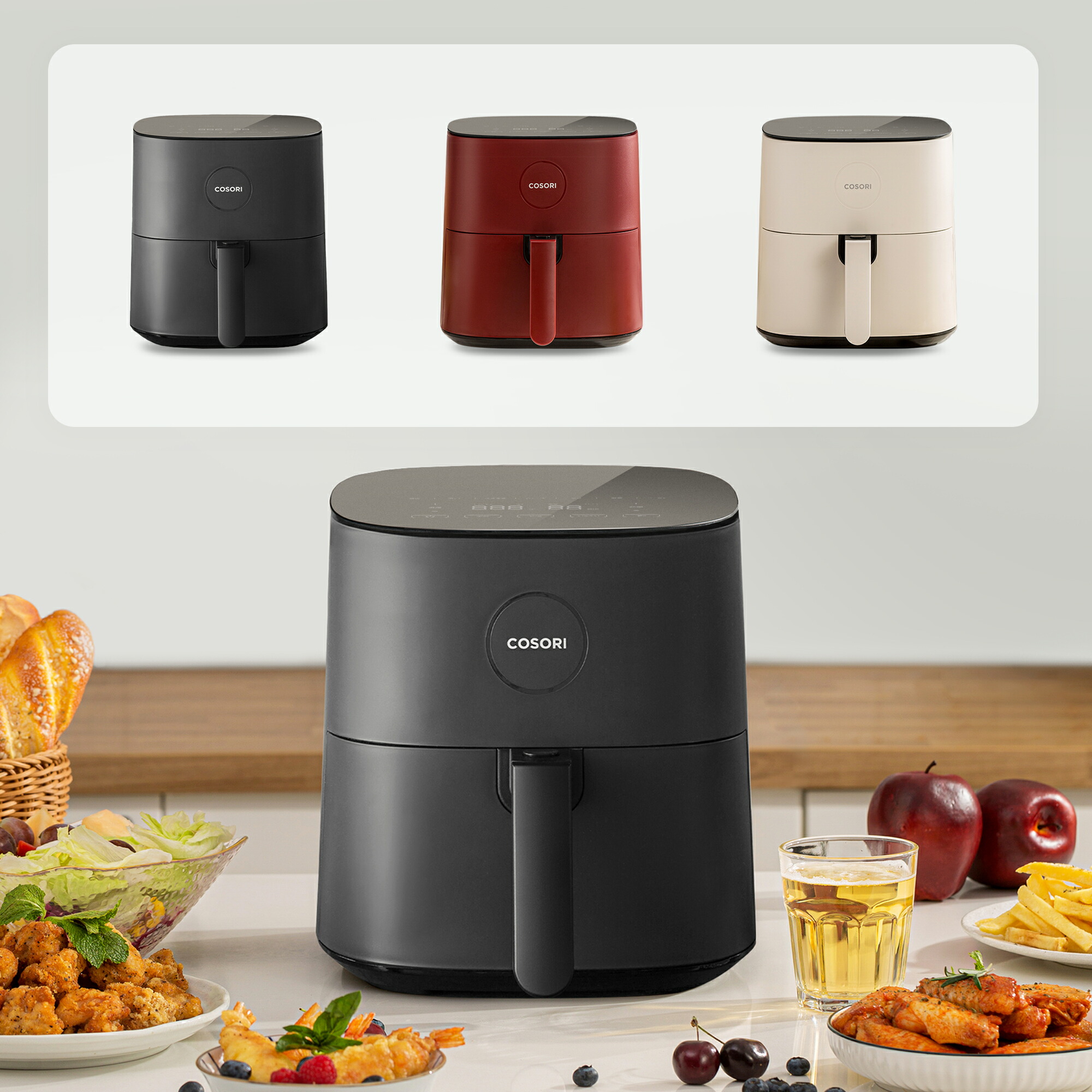 楽天市場】【1,800円クーポン】COSORI ノンフライヤー CAF-L501 4.7L大