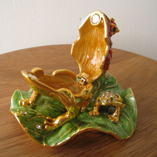楽天市場】かえる カエル 蛙 宝石箱 ジュエリーボックス ジュエリーBOX