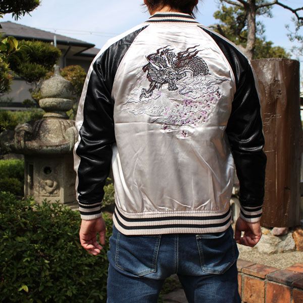 楽天市場】スカジャン【YHSKJ23301-2】スカジャン メンズ 和柄刺繍