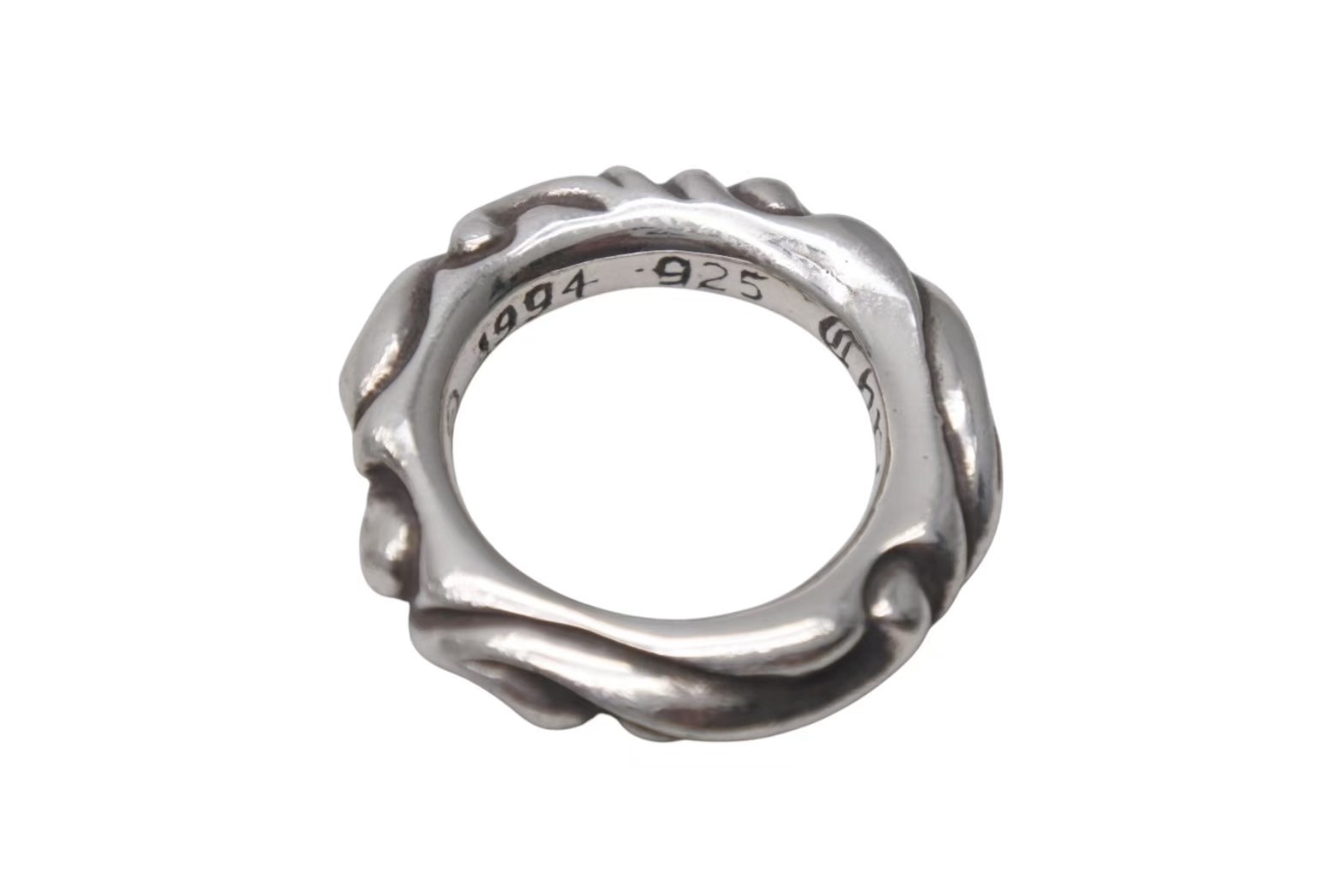 楽天市場】極美品 CHROME HEARTS クロムハーツ スクロールバンド