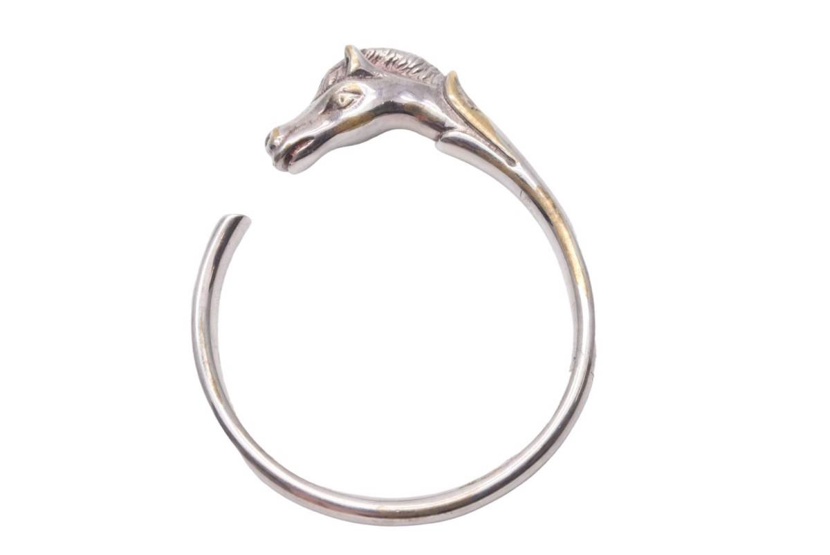 楽天市場】HERMES エルメス シュバル バングル ホース モチーフ