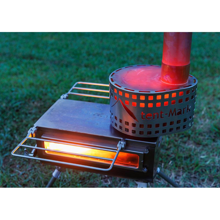 楽天市場】テンマクデザイン ウッドストーブ 2次燃焼器【M】76mm